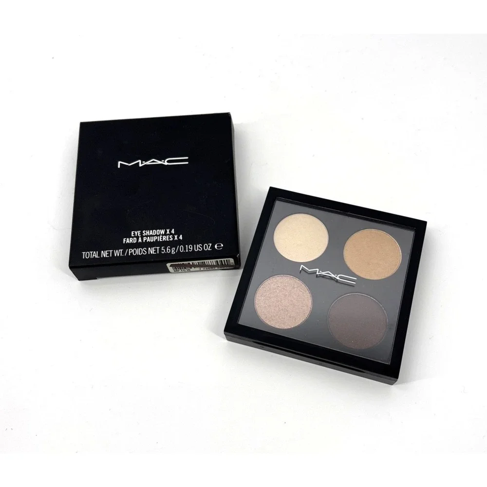 MAC Eye Shadow x 4 DEVILISHLY DARK Palette Quad Compact NIB Discontinued Rare